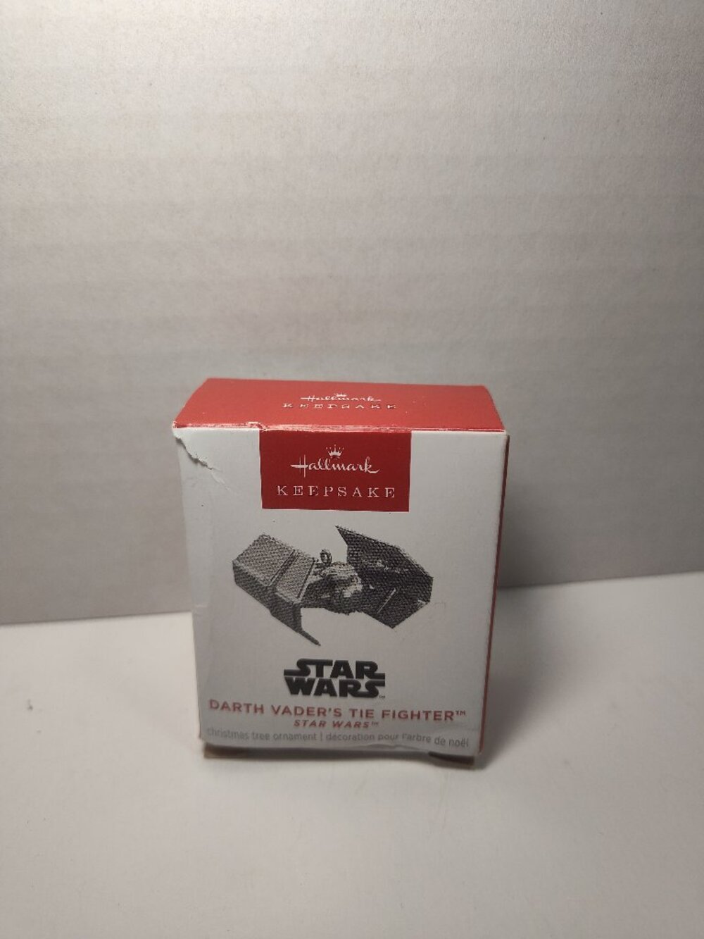 Hallmark Keepsake Star Wars Darth Vader TIE Fighter Ornament QXM9515 Open Box